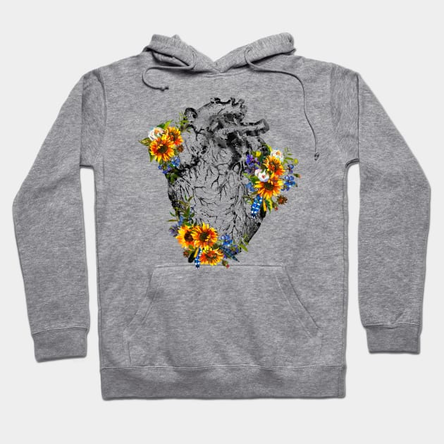 Heart Anatomy Hoodie by erzebeth